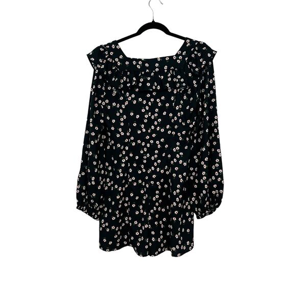 Topshop Womens Floral Romper Long Sleeve 6 NWT - Picture 5 of 10
